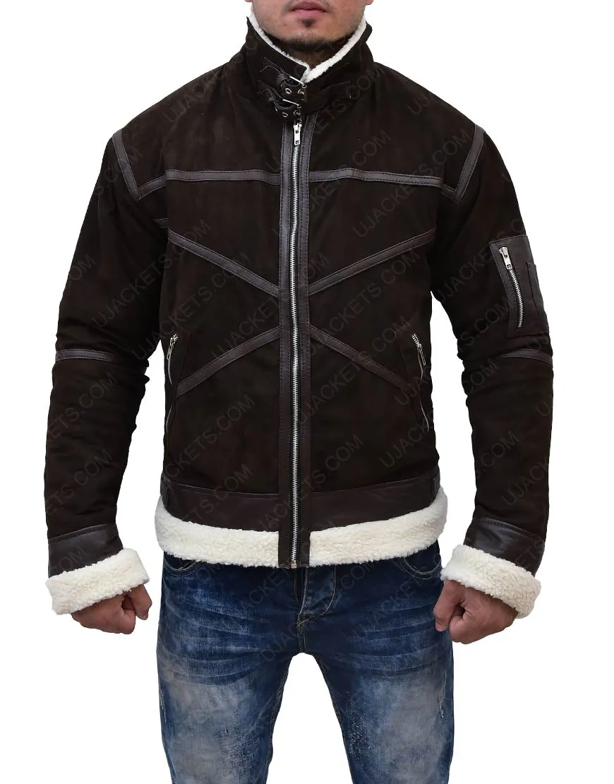 50 Cent Shearling Jacket From Power - Ujackets