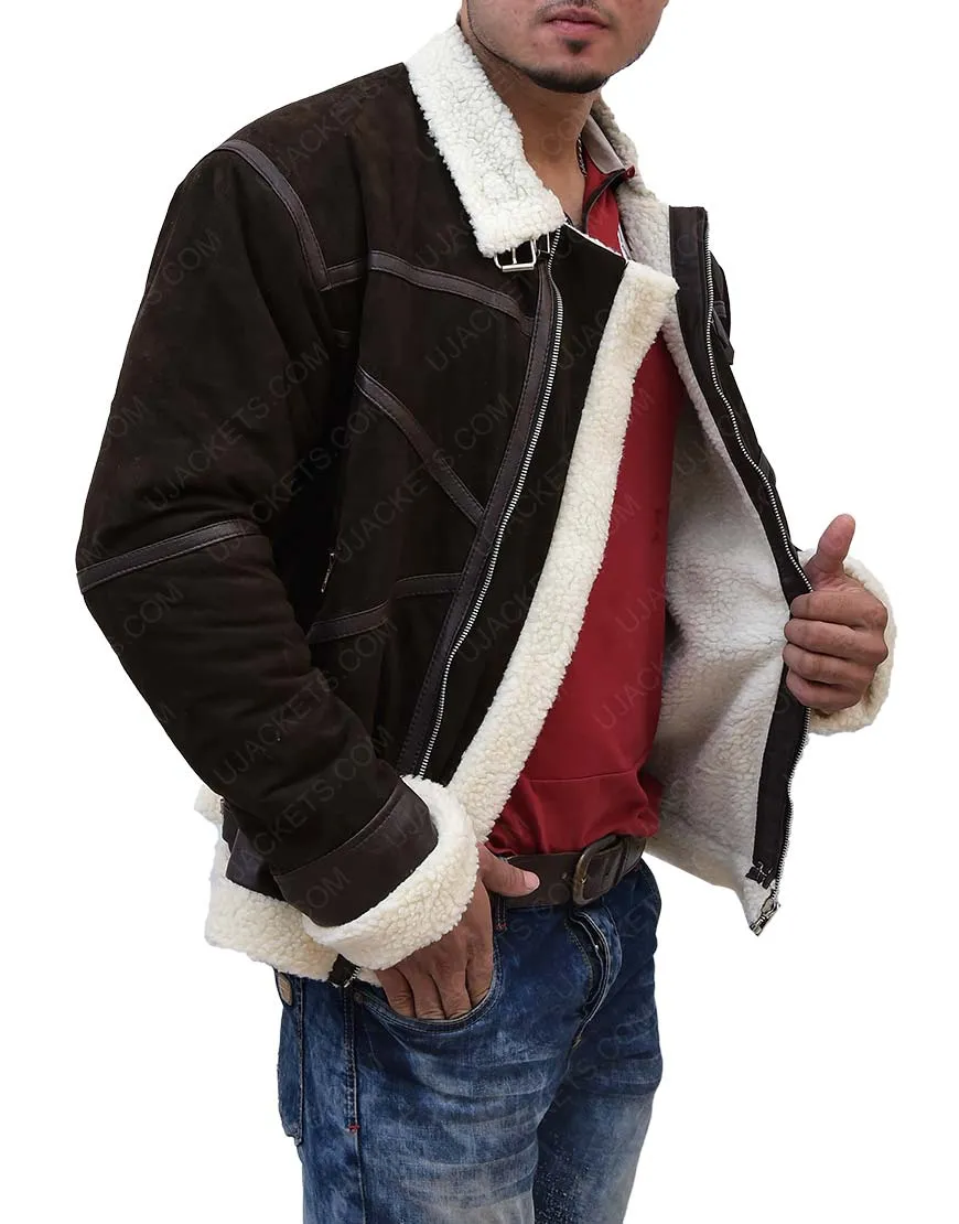 50 Cent Shearling Jacket From Power - Ujackets