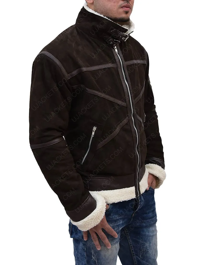 50 Cent Shearling Jacket From Power - Ujackets