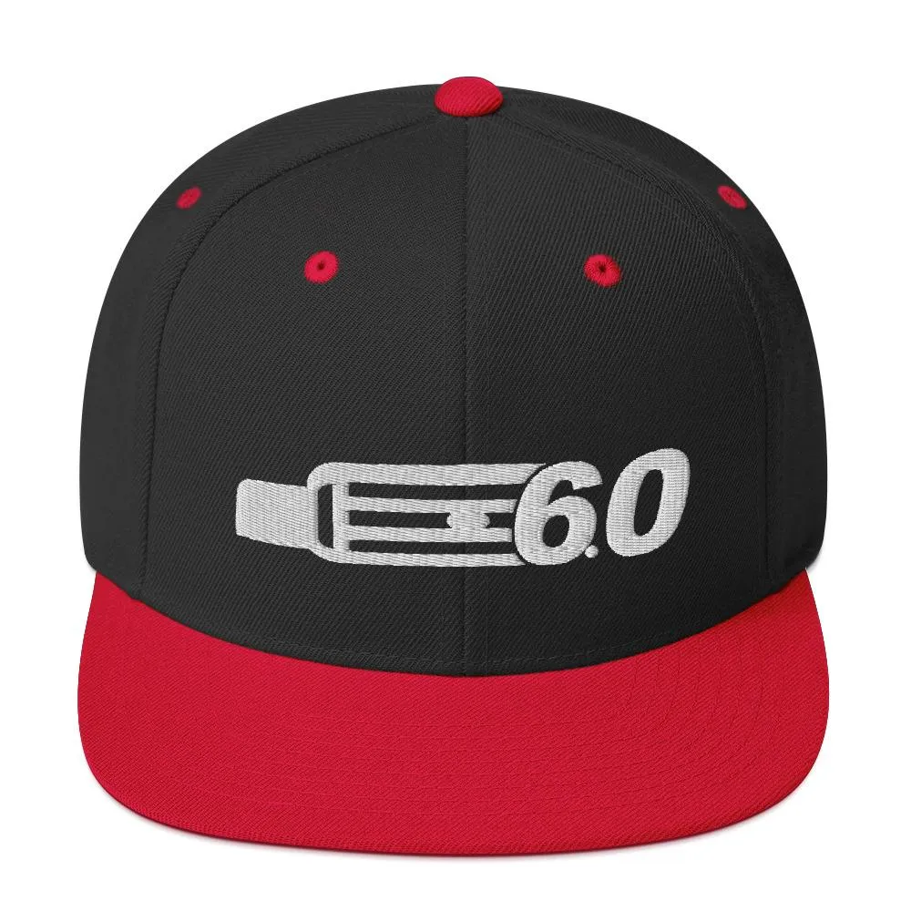 6.0 Power Stroke Snapback Hat