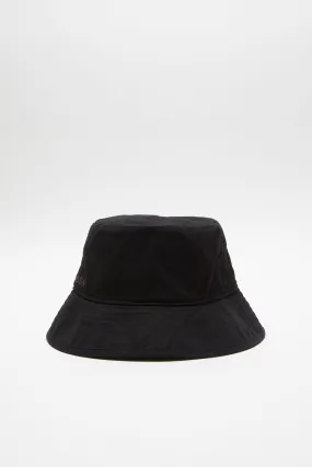 Acne Studios Twill Bucket Hat (Black)