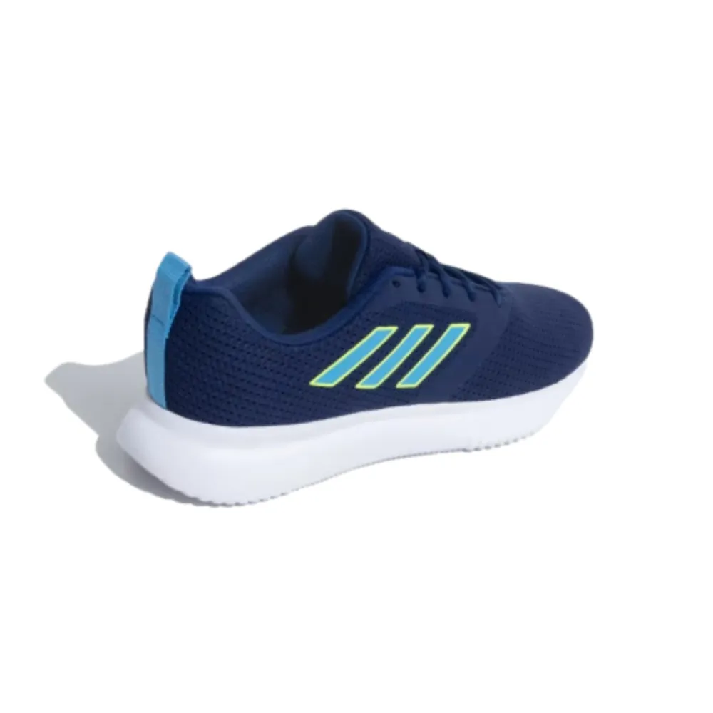 Adidas Men's Fleecewalk Running Shoe (Night Sky/Lucid Lemon/Pulse Blue)