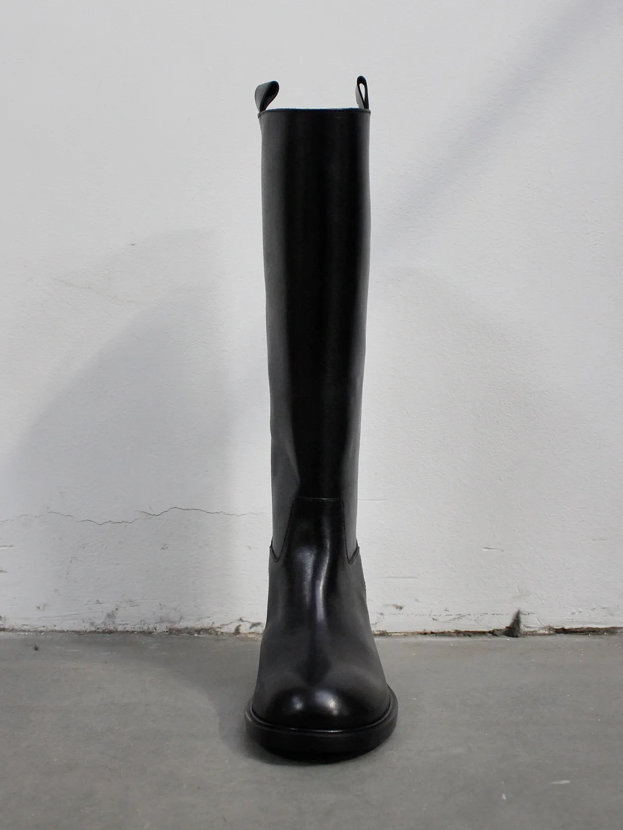 A.F. Vandevorst Black Beauty classic riding boots with pink diamond cross (39) — pair 10/12