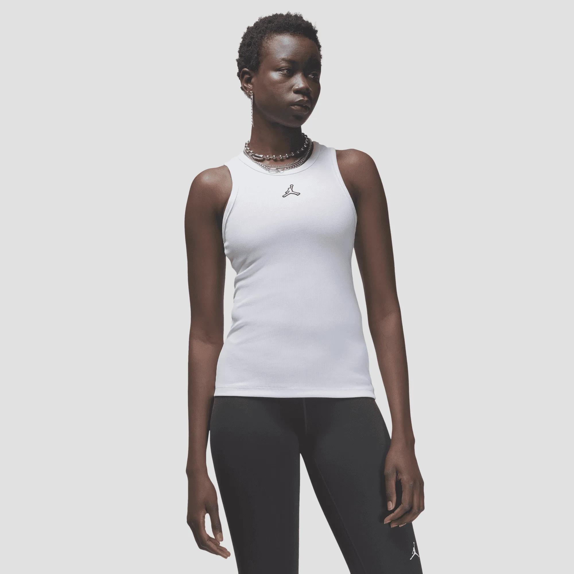 Air Jordan Women's Essential Ribbed Tank White