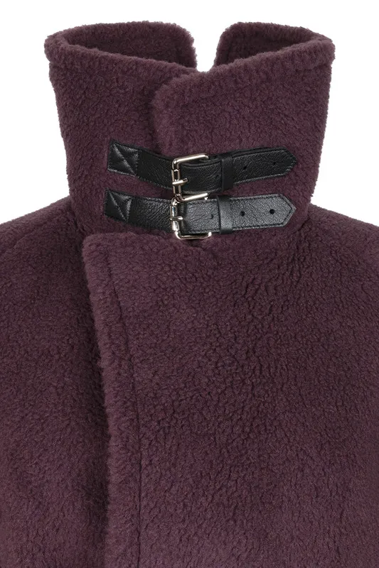 Alan Bilzerian Private Label Teddy Belted Long Coat