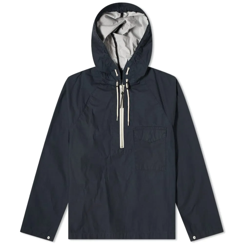 Albam Boardman Half Zip Popover JacketNavy