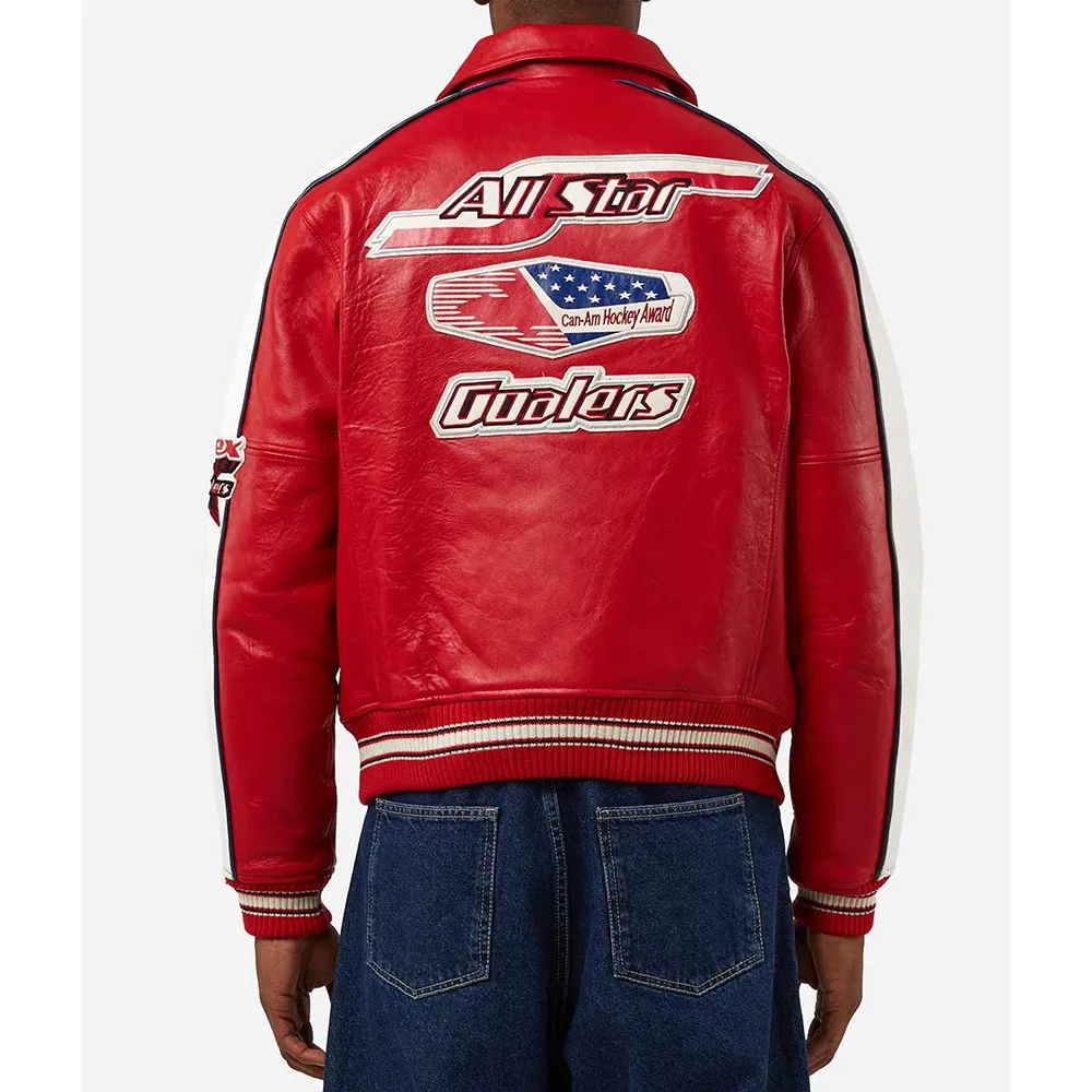 All Star Red Leather Jacket