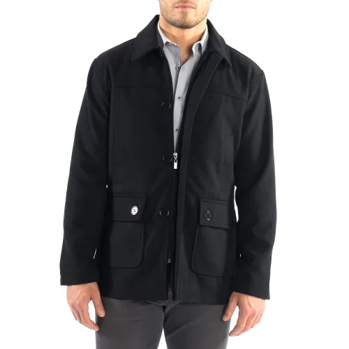 Alpine Swiss Wyatt Mens Classic Barn Coat