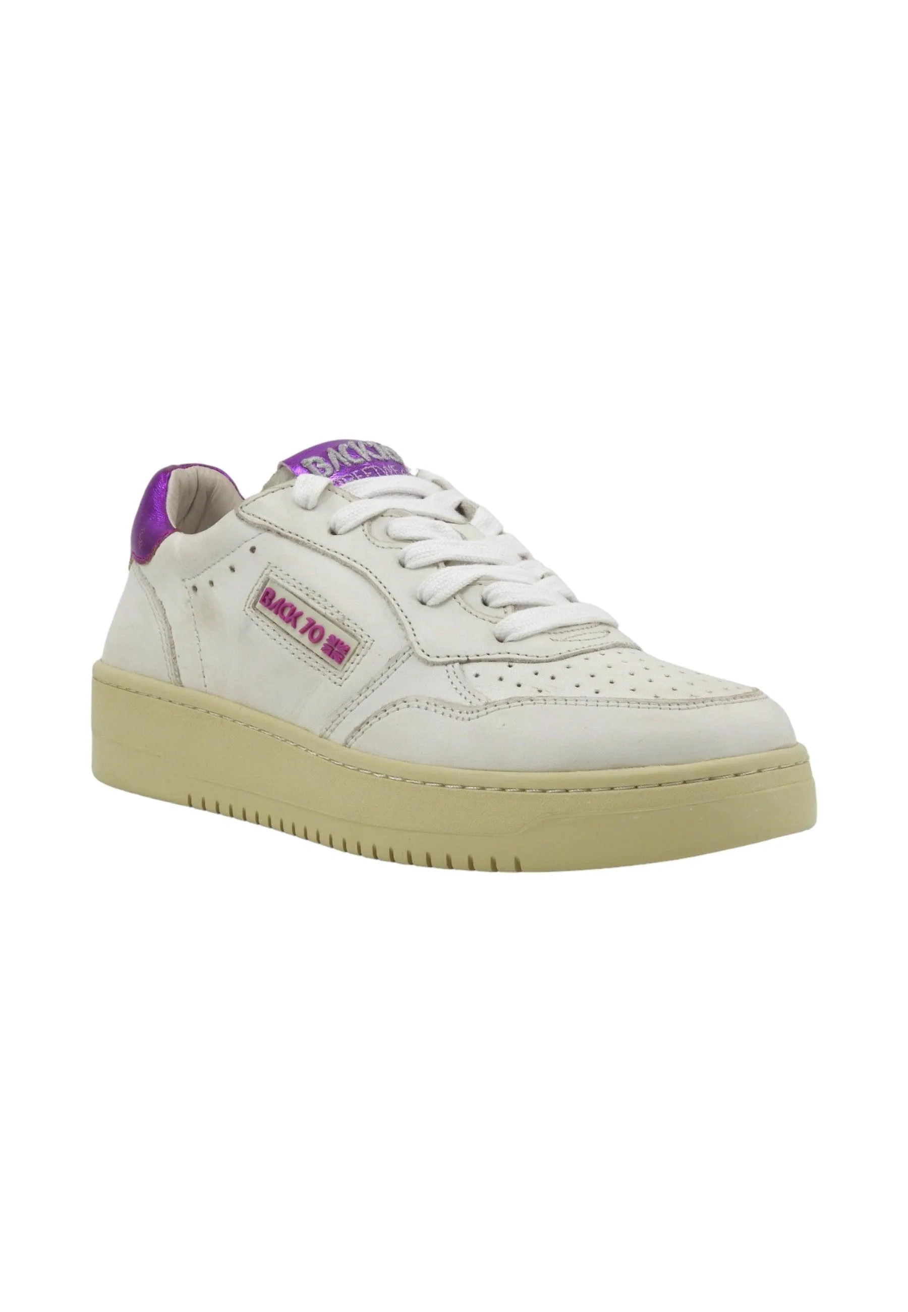 BACK70 Slam B 906 Sneaker Donna Fuxia Bianco 108001-000378