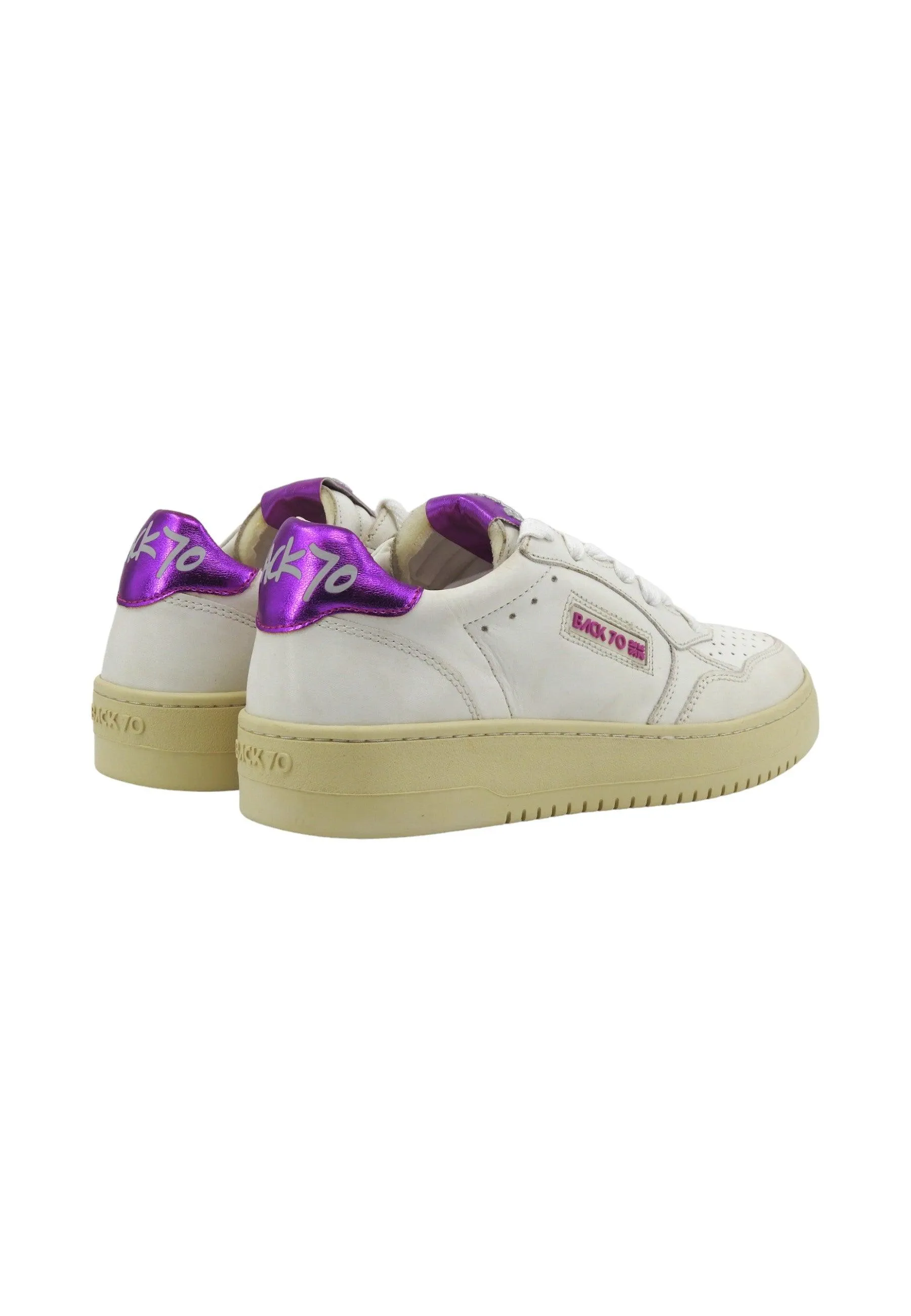 BACK70 Slam B 906 Sneaker Donna Fuxia Bianco 108001-000378