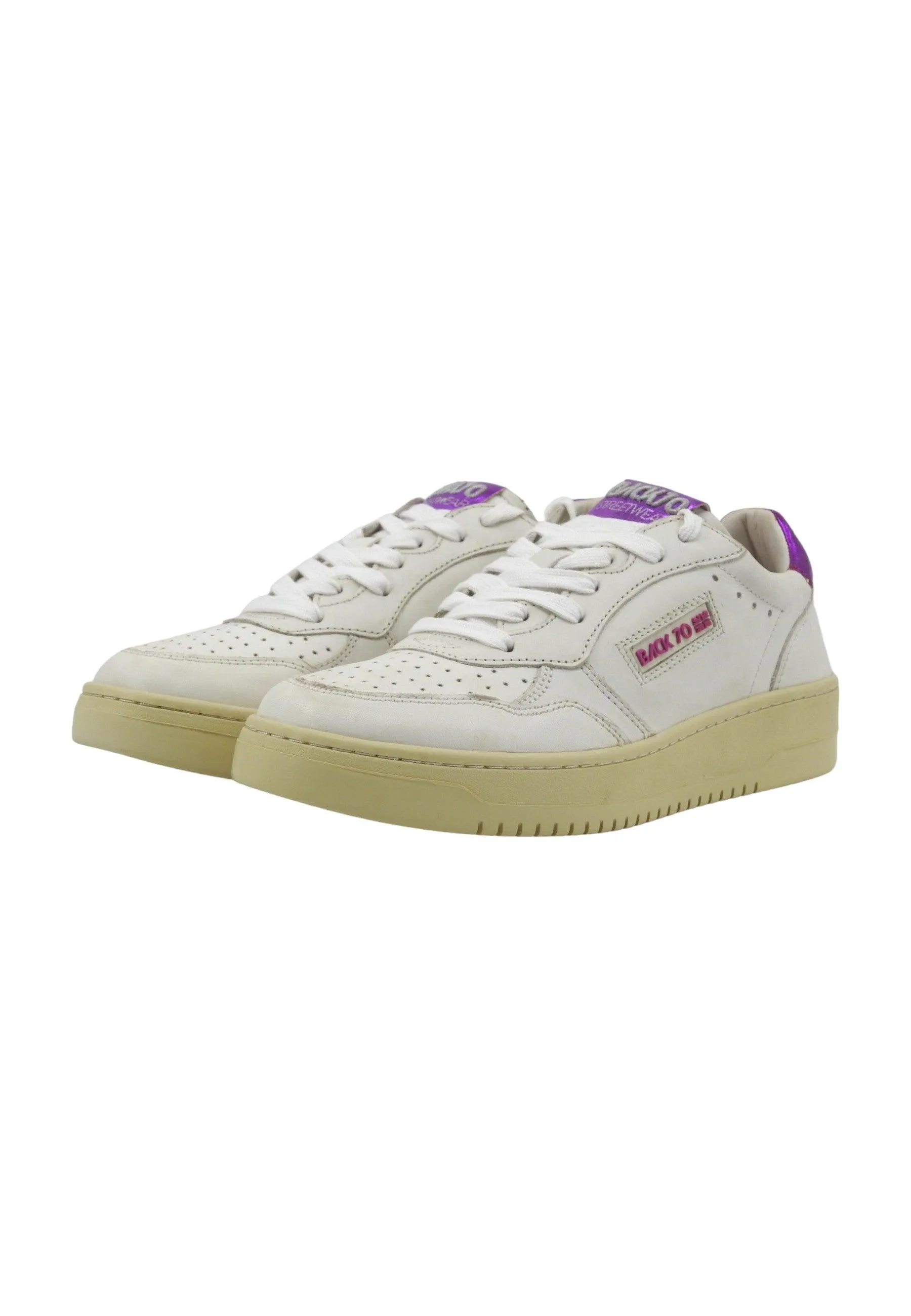 BACK70 Slam B 906 Sneaker Donna Fuxia Bianco 108001-000378