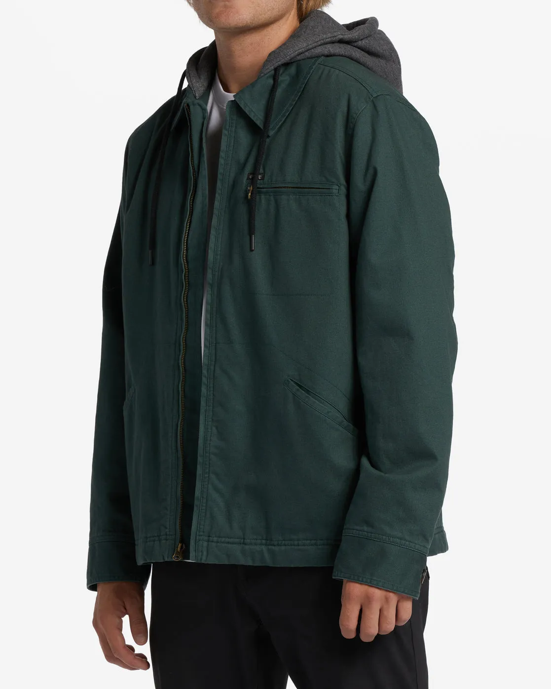 Barlow Hooded Jacket - Dark Forest