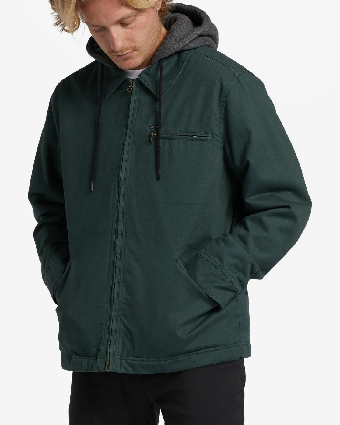 Barlow Hooded Jacket - Dark Forest