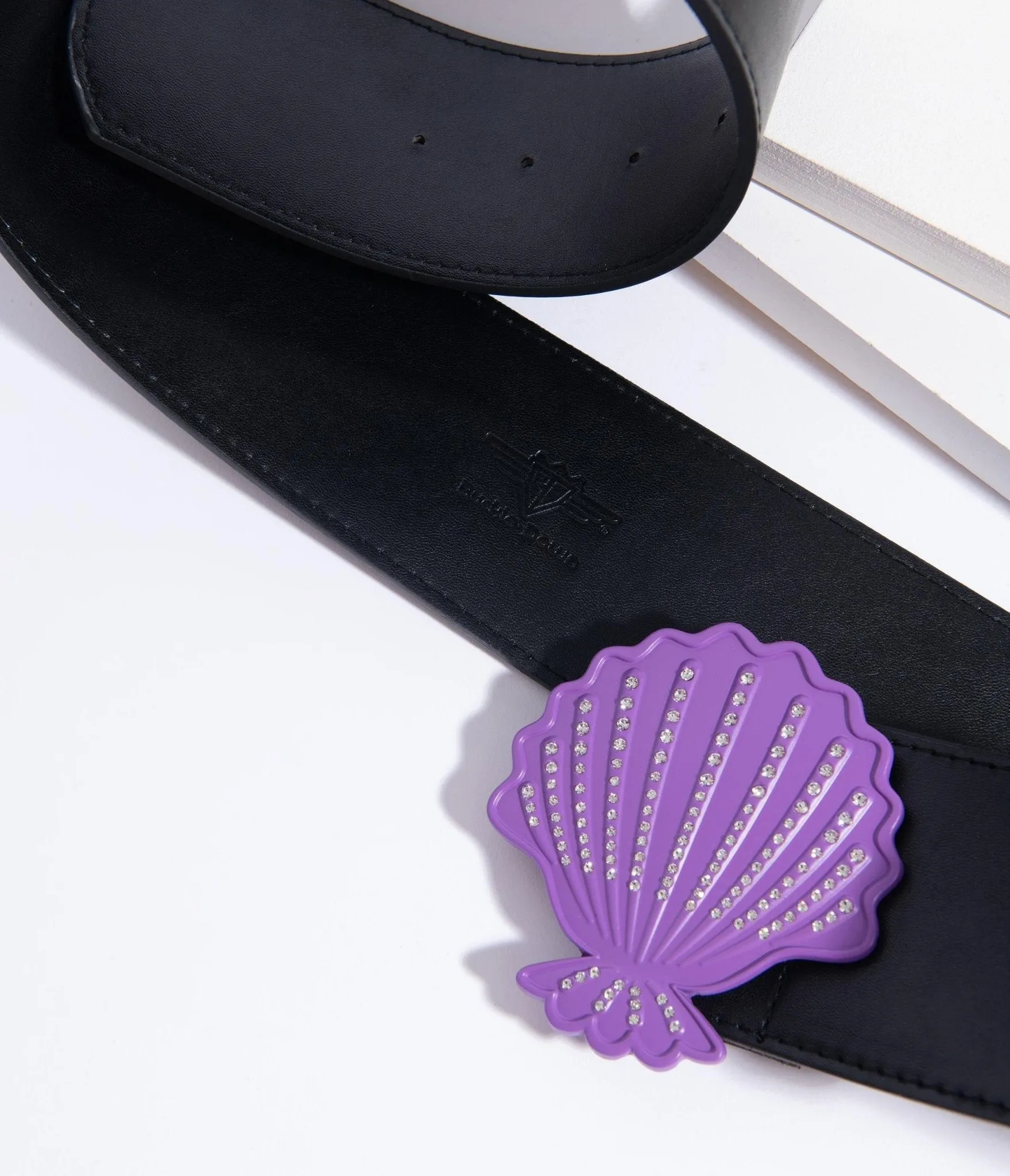 Black & Purple Seashell Little Mermaid Belt