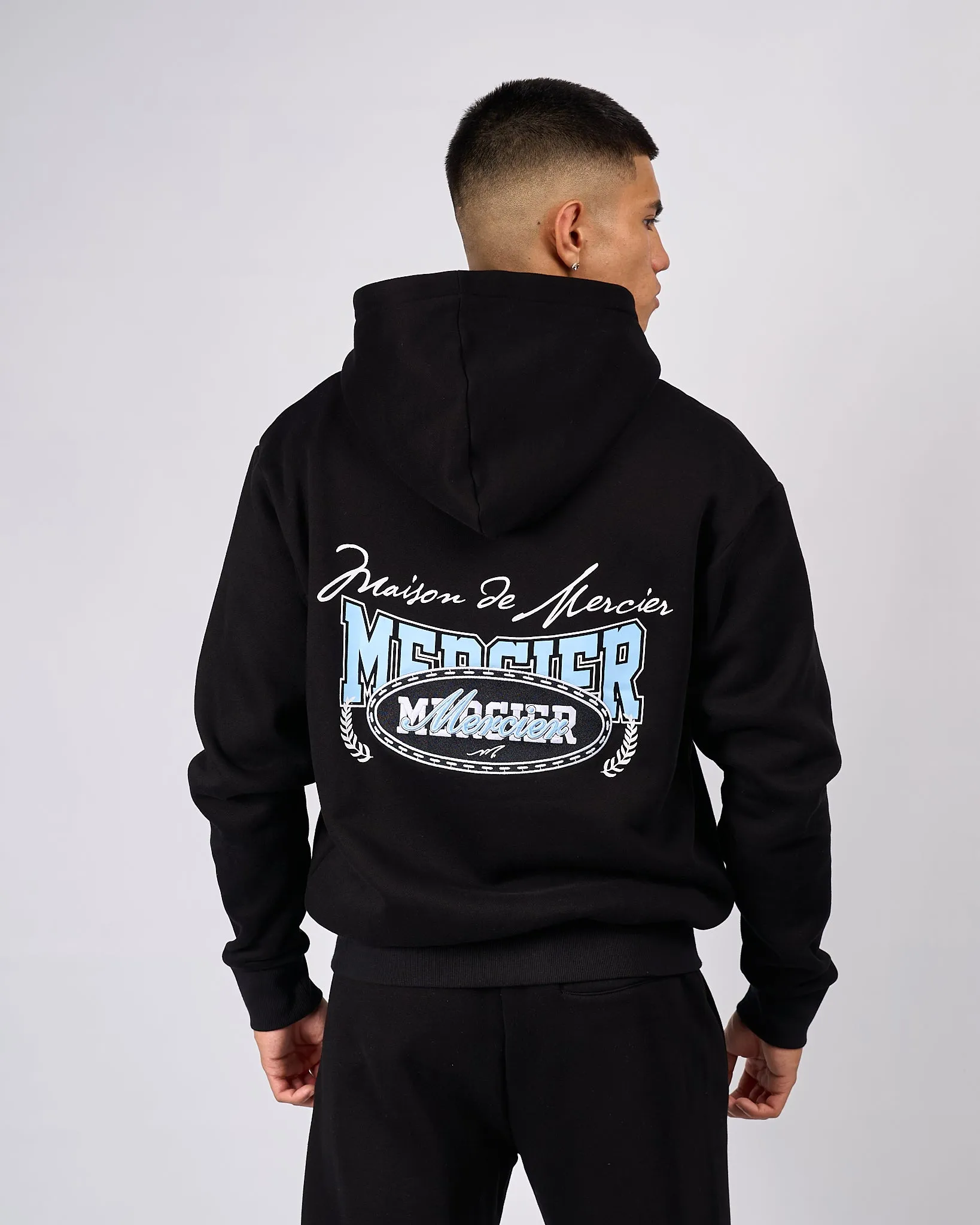 Black Maison De Mercier Zip Hood