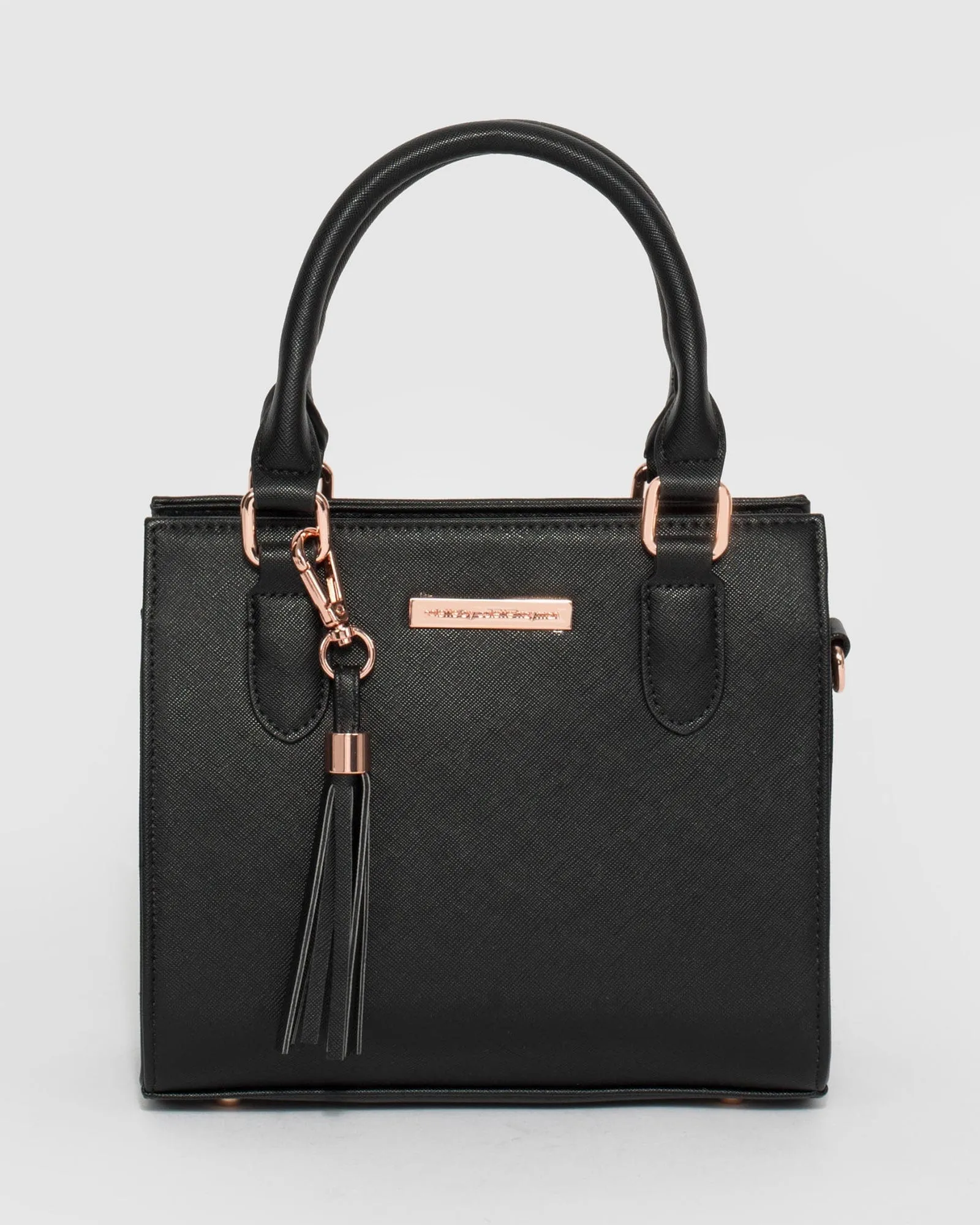 Black Sia Tassel Mini Bag
