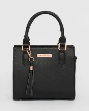 Black Sia Tassel Mini Bag