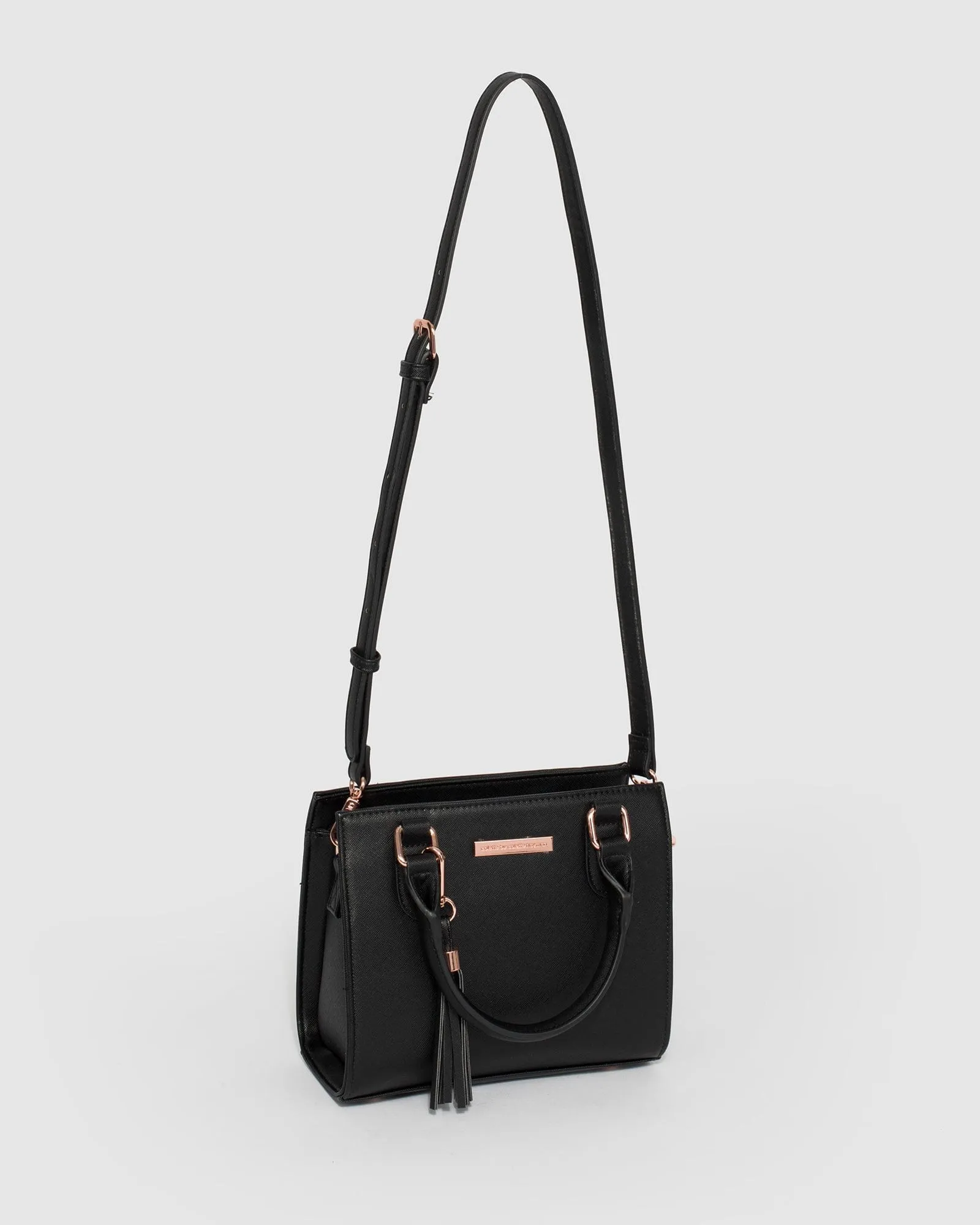 Black Sia Tassel Mini Bag