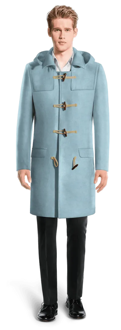 Blue Long Montgomery coat