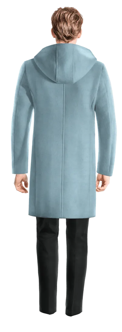 Blue Long Montgomery coat