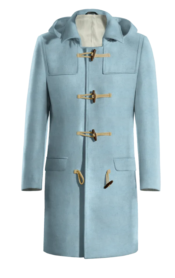 Blue Long Montgomery coat