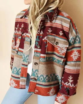 Bozeman Cozy Jacket in Cactus Bloom