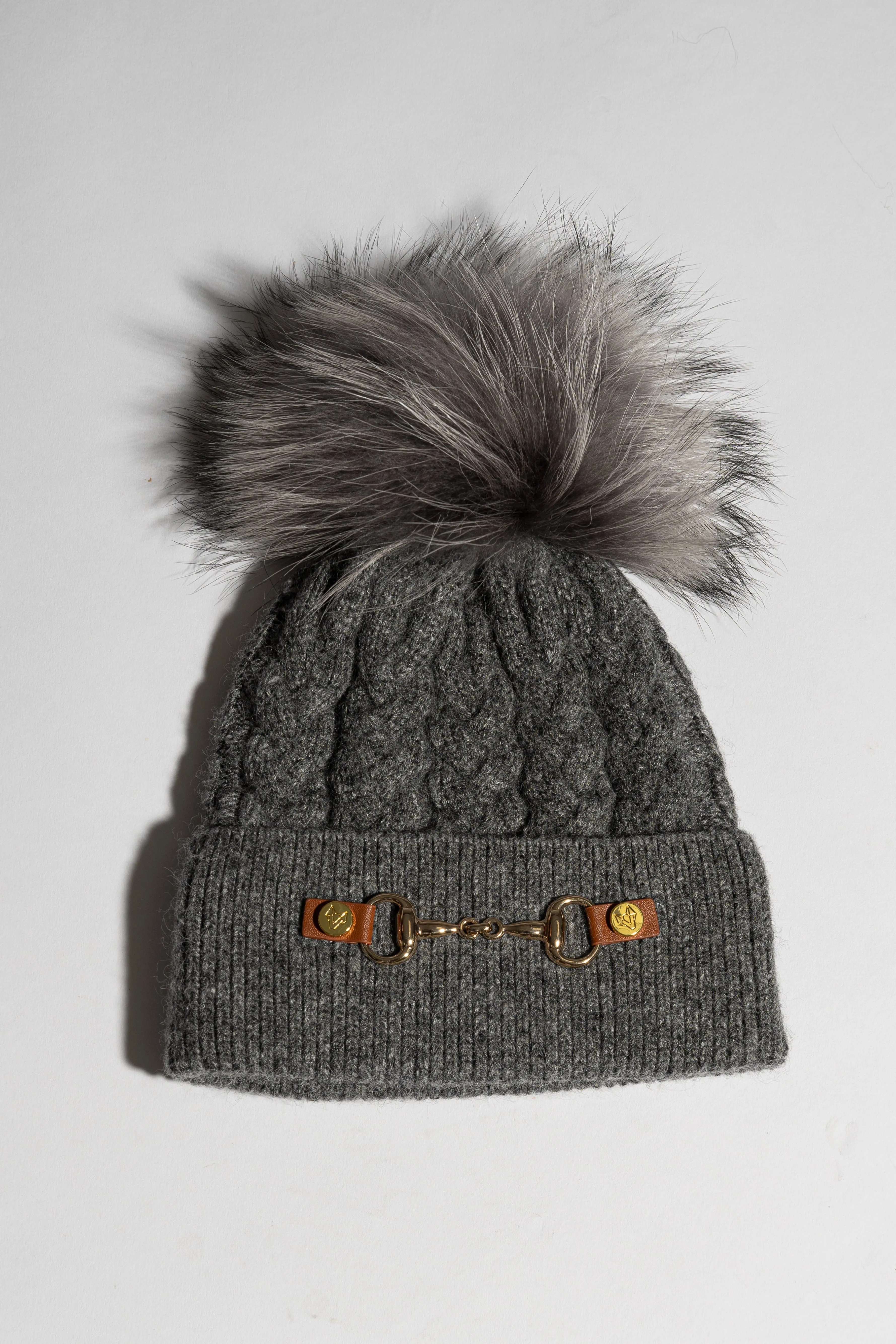 Burley Pom Pom Hat - Charcoal