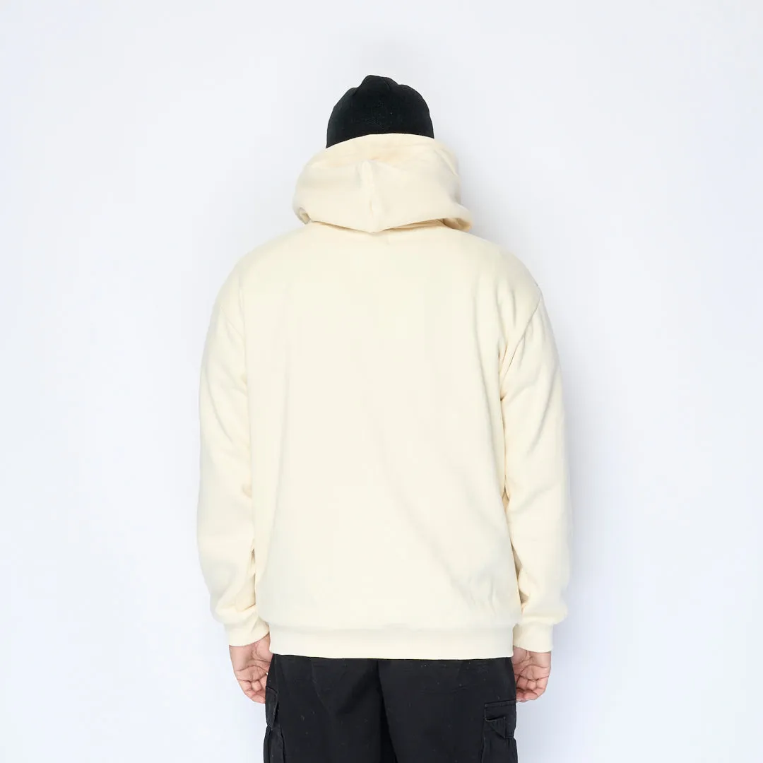 Butter Goods - Note Embroidered Hood (Cream)