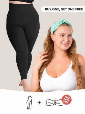 Buy 1, Get 1 FREE: 1 High-Waisted Shaping Leggings + 1 FREE Headband