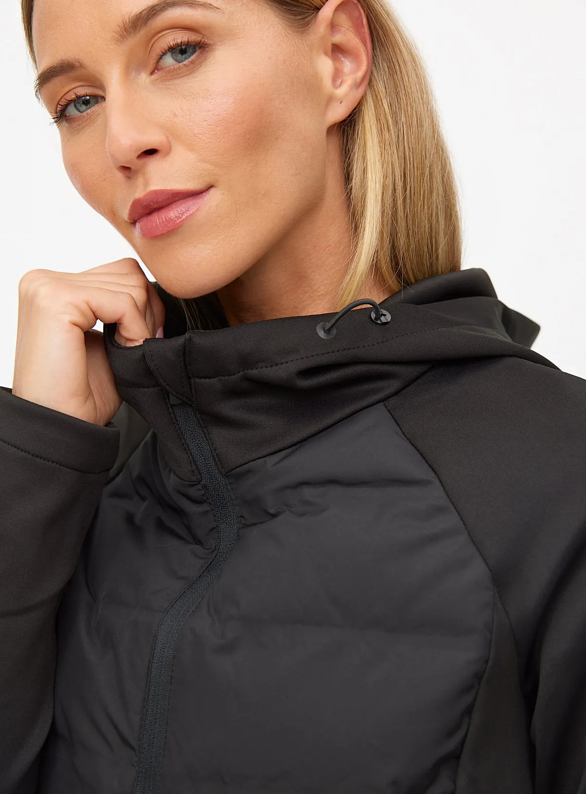 Buy Active Black Quilted Insulate Hooded Jacket XL | Hoodies and sweatshirts | Tu