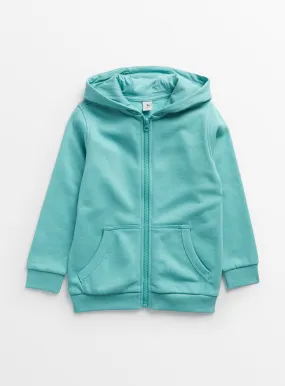 Buy Turquoise Zip-Through Hoodie 7 years | Jumpers and hoodies | Tu