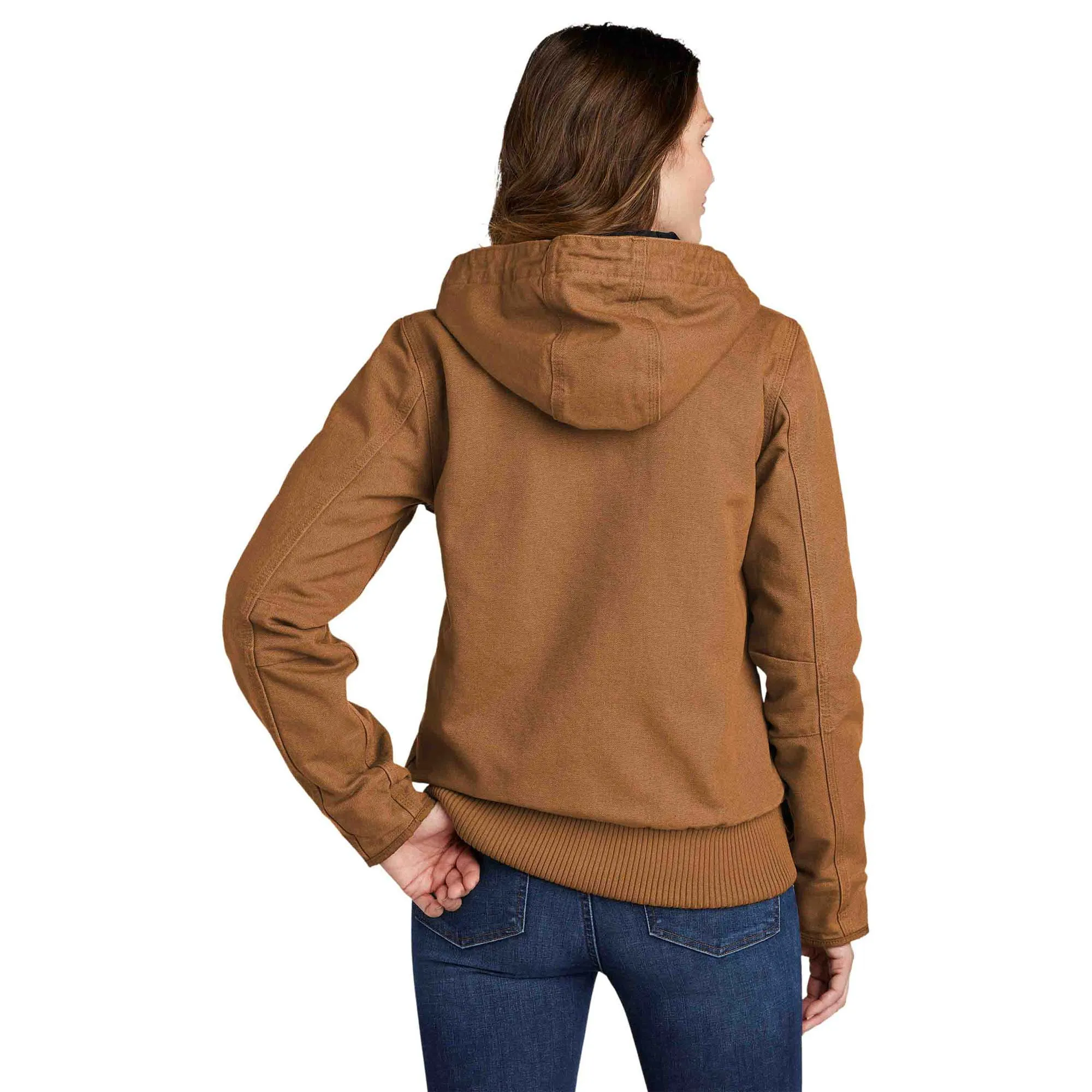 Carhartt 104053 Women's Washed Duck Active Jac - Carhartt Brown