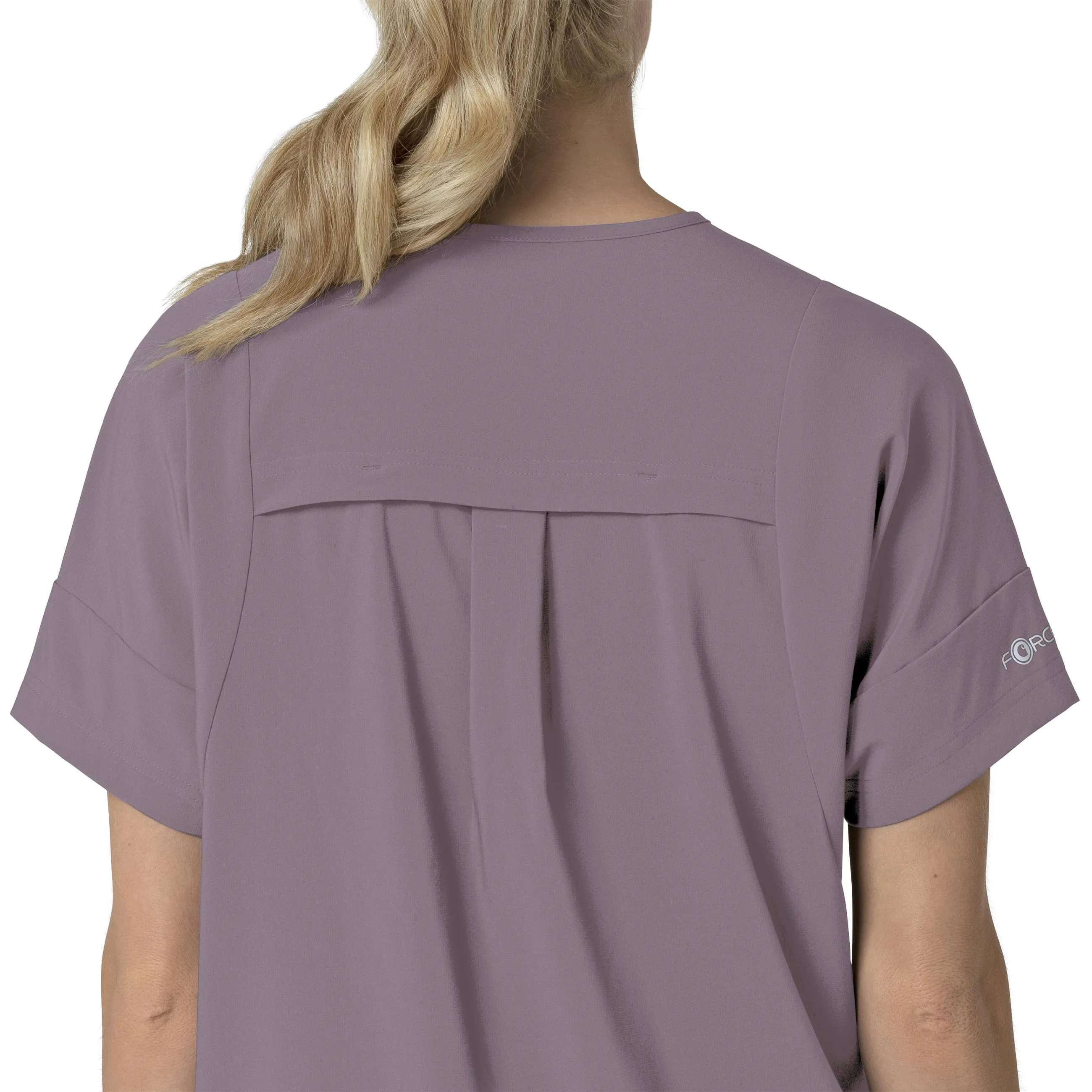 Carhartt Force Cross-Flex Women's Oversized V-Neck Scrub Top - Lavender Mist