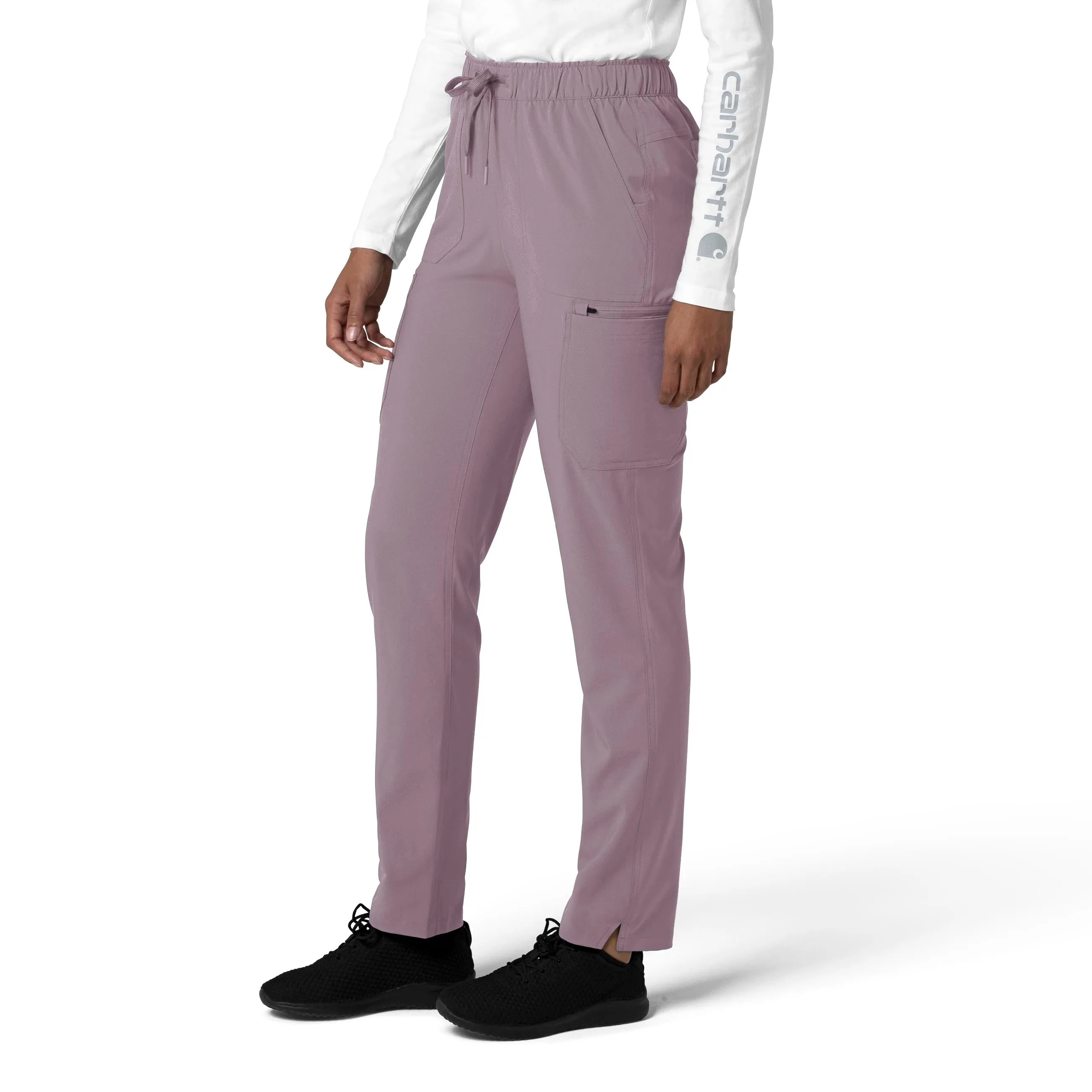 Carhartt Force Cross-Flex Women's Straight Leg Cargo Scrub Pant - Lavender Mist