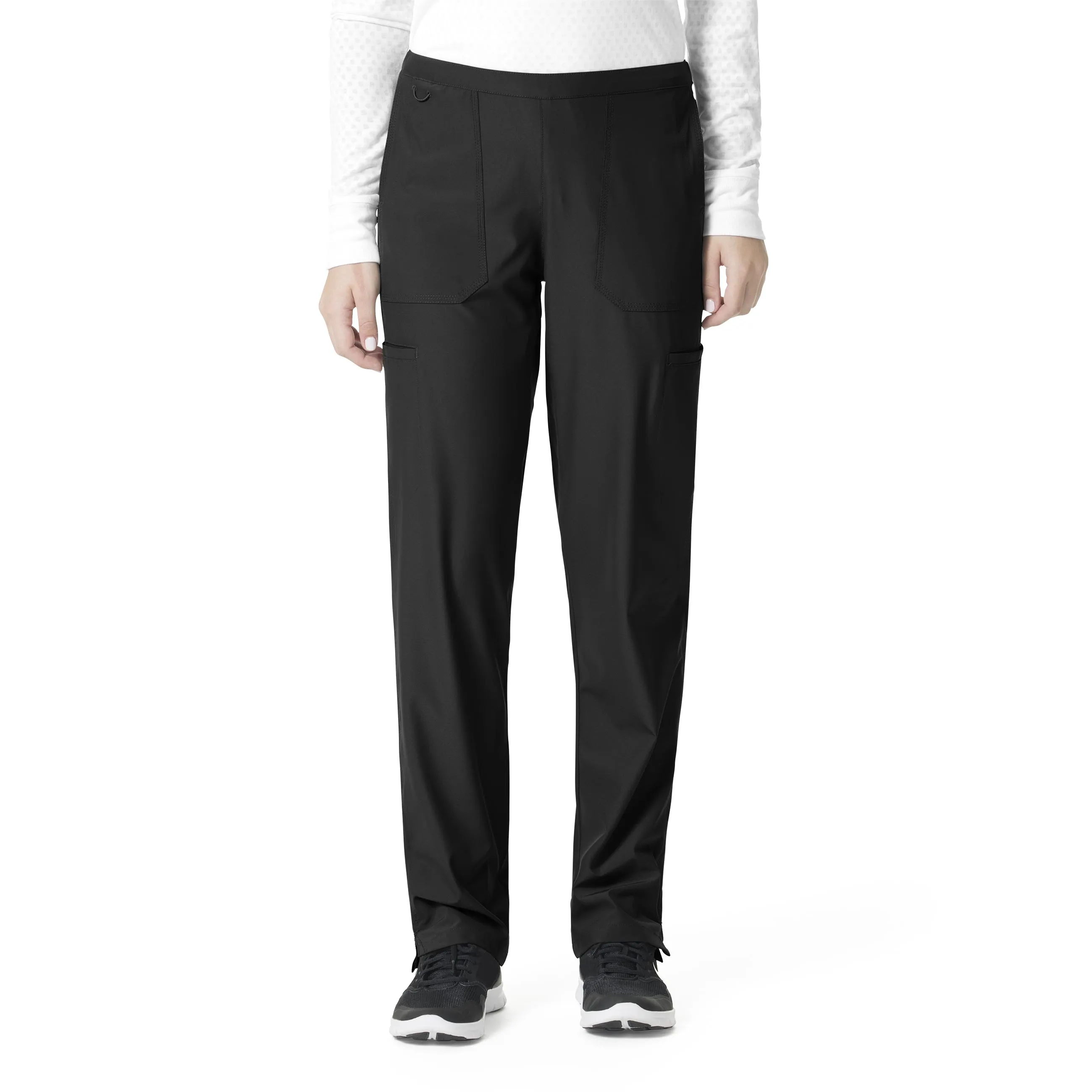 Carhartt Force Liberty Women's Flat Front Straight Leg Scrub Pant - Black