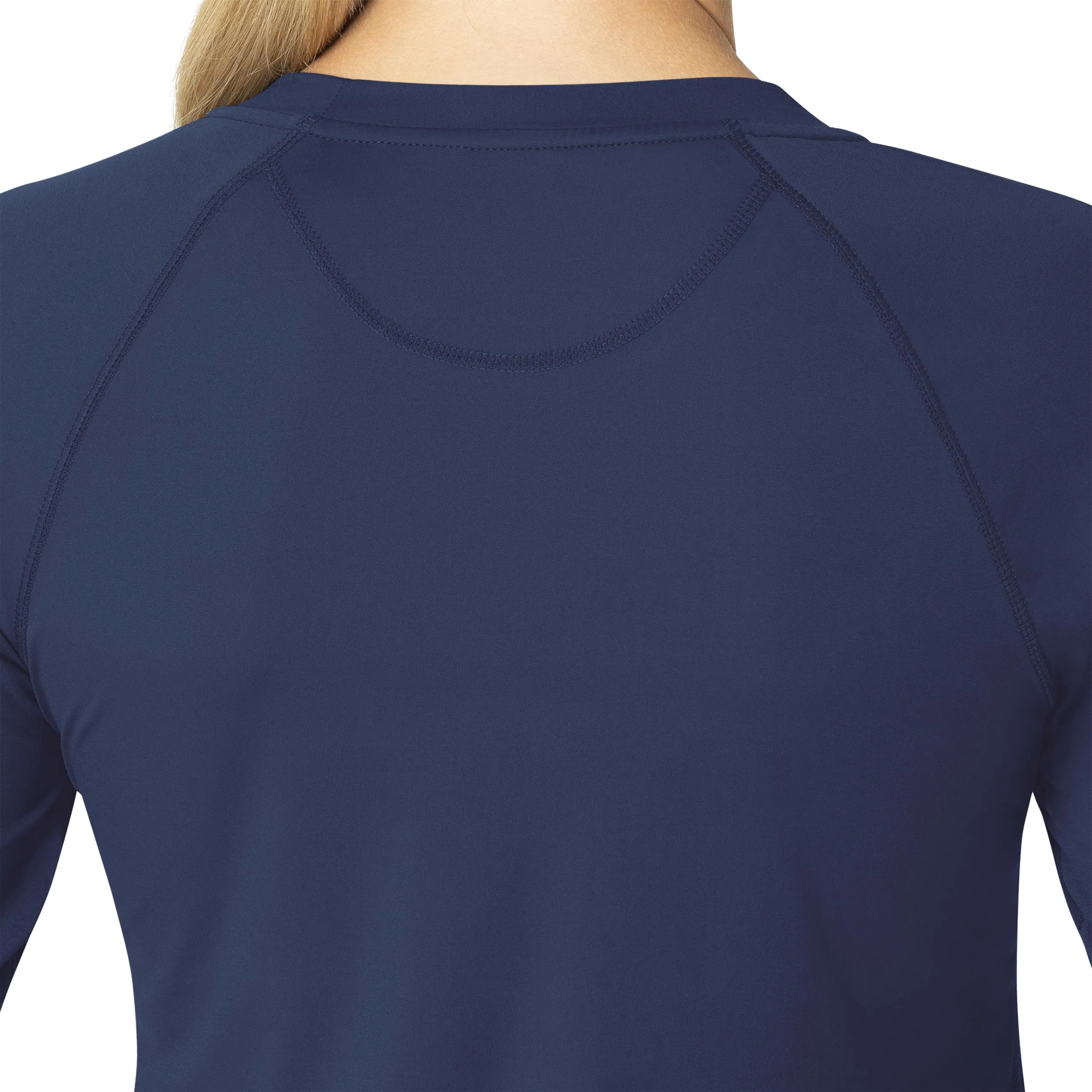 Carhartt Force Sub-Scrubs Women's Performance Long Sleeve Tee - Navy