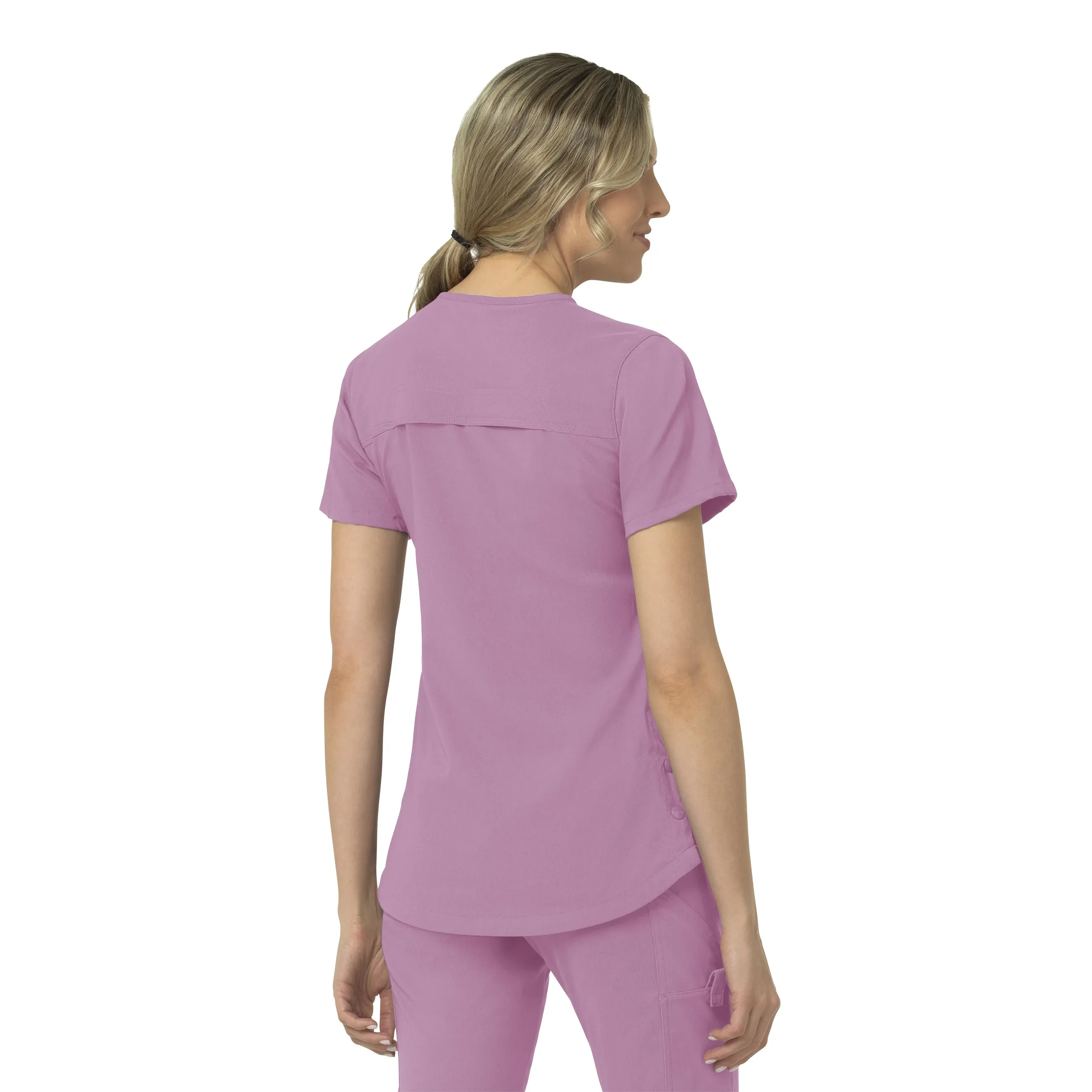 Carhartt Rugged Flex Peak Women's 4-Pocket V-Neck Scrub Top - Thistle