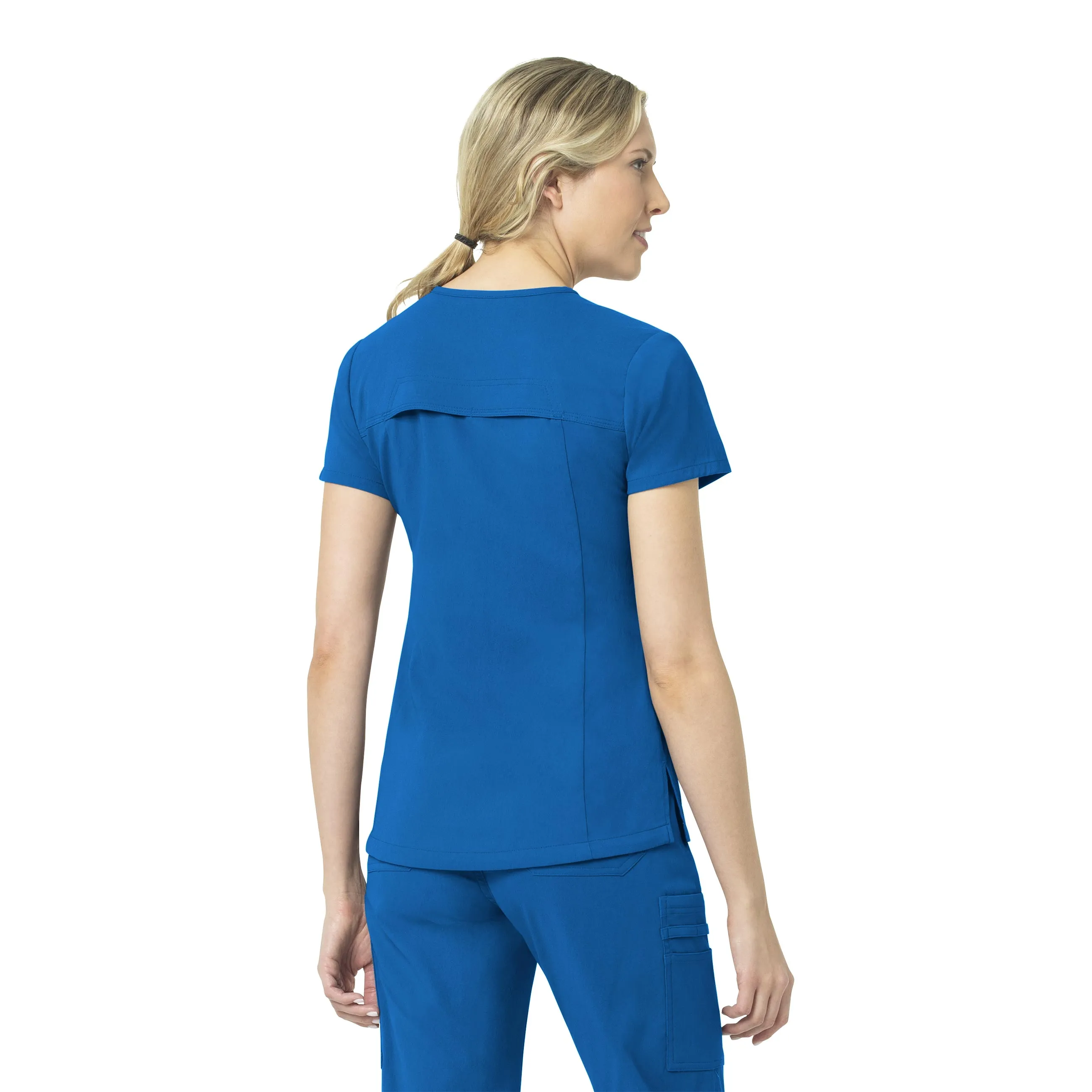 Carhartt Rugged Flex Peak Women's Tuck-In Scrub Top - Royal