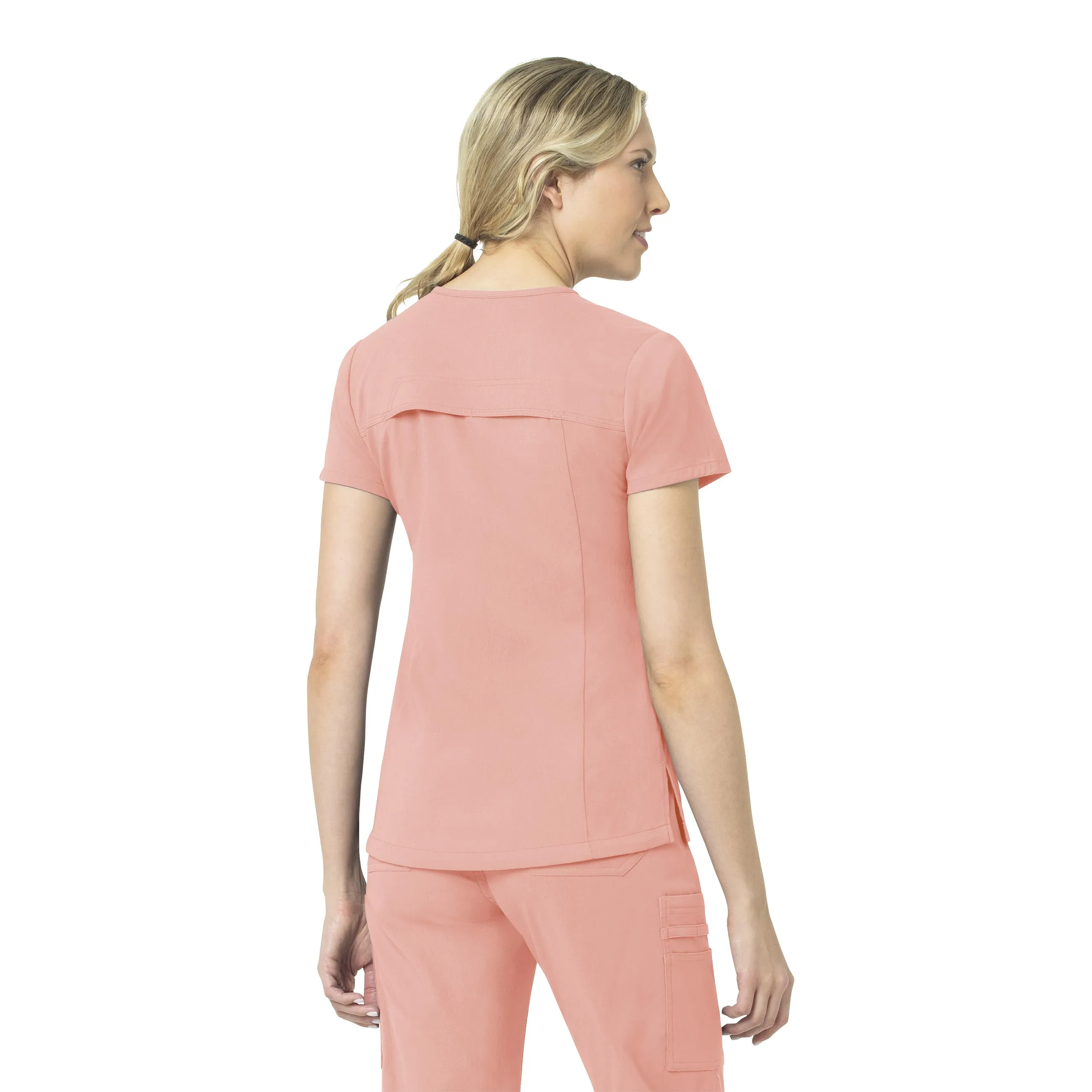 Carhartt Rugged Flex Peak Women's Tuck-In Scrub Top - Sorbet