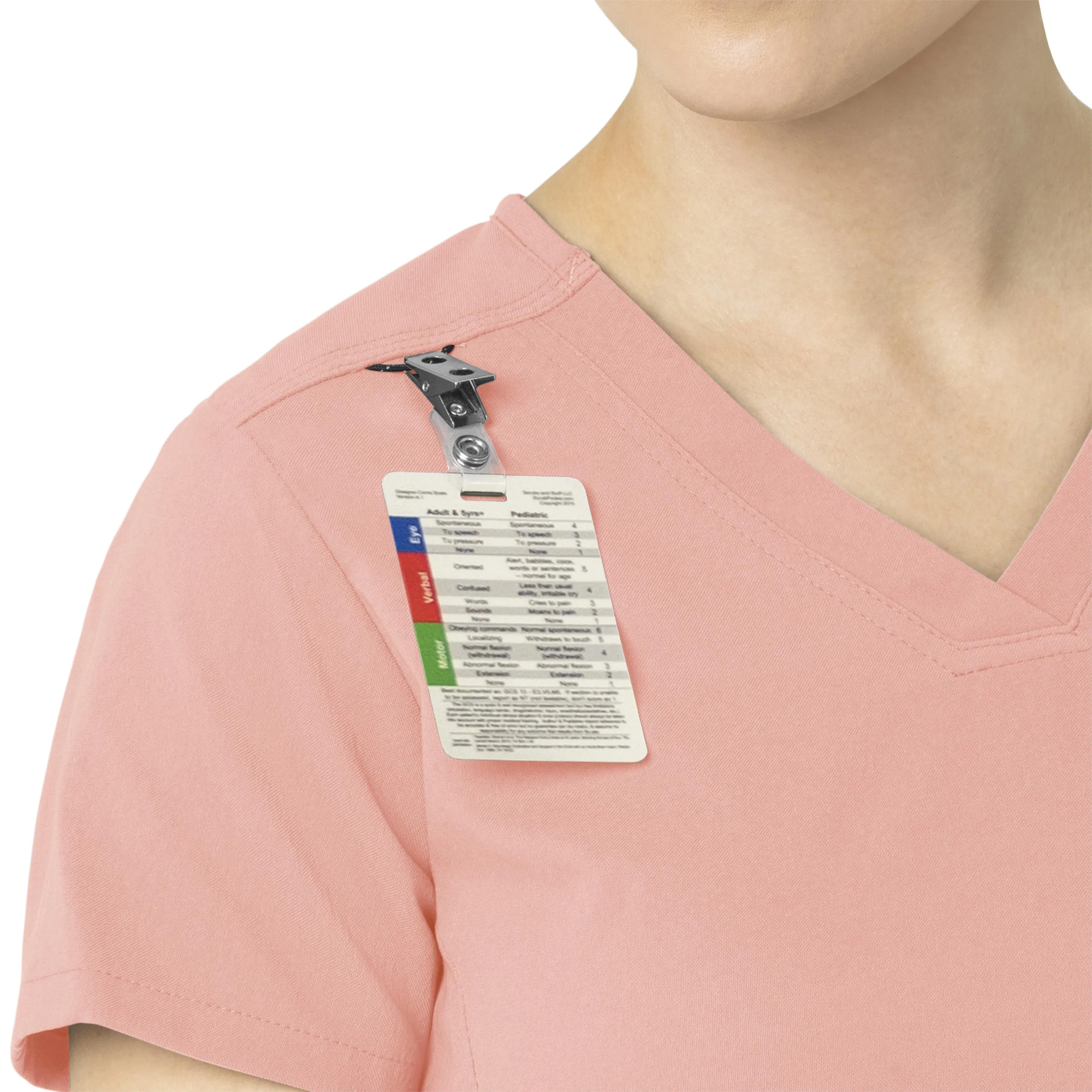 Carhartt Rugged Flex Peak Women's Tuck-In Scrub Top - Sorbet