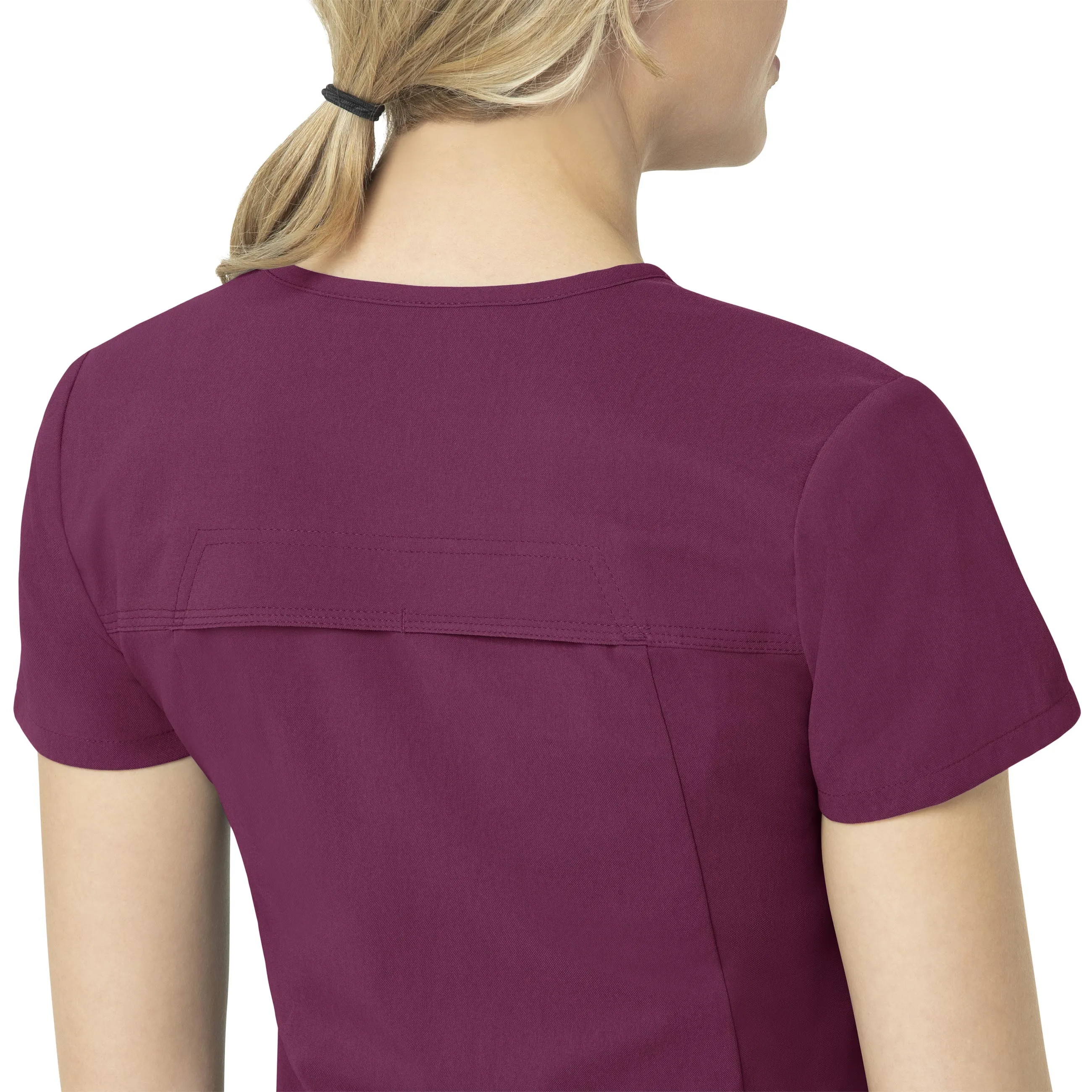 Carhartt Rugged Flex Peak Women's Tuck-In Scrub Top - Wine