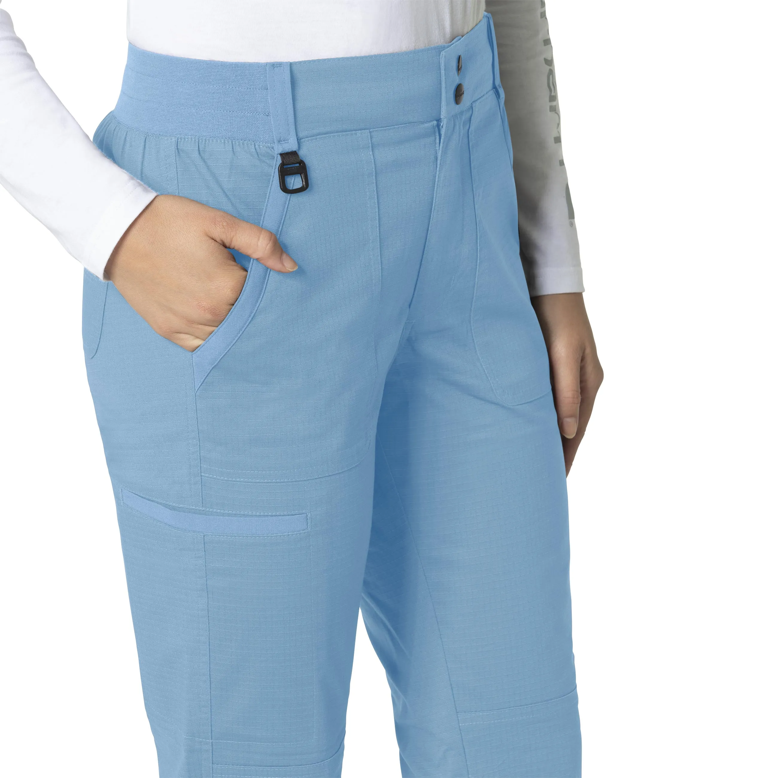 Carhartt Rugged Flex Ripstop Women's Utility Cargo Scrub Pant - Azure Blue