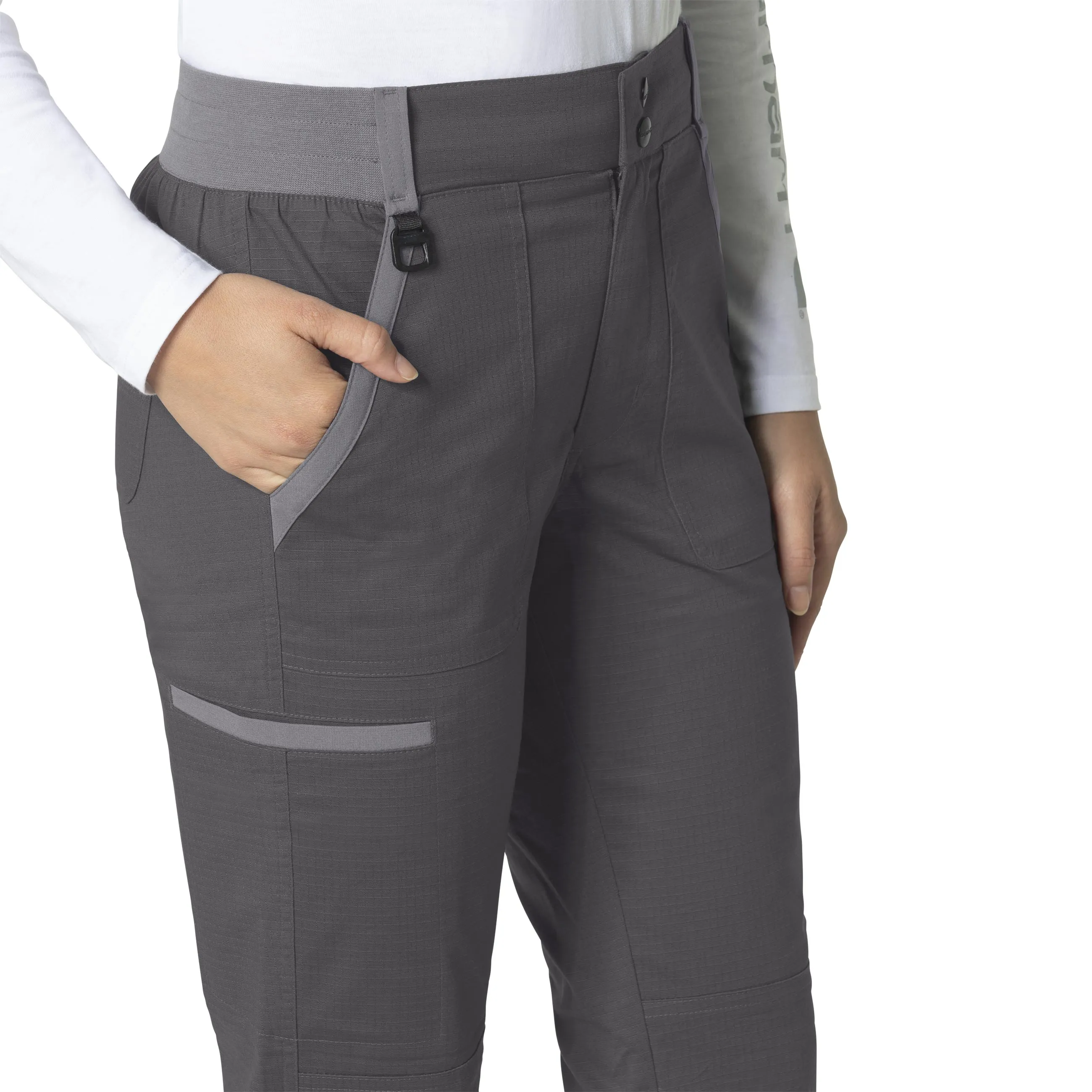 Carhartt Rugged Flex Ripstop Women's Utility Cargo Scrub Pant - Dark Pewter