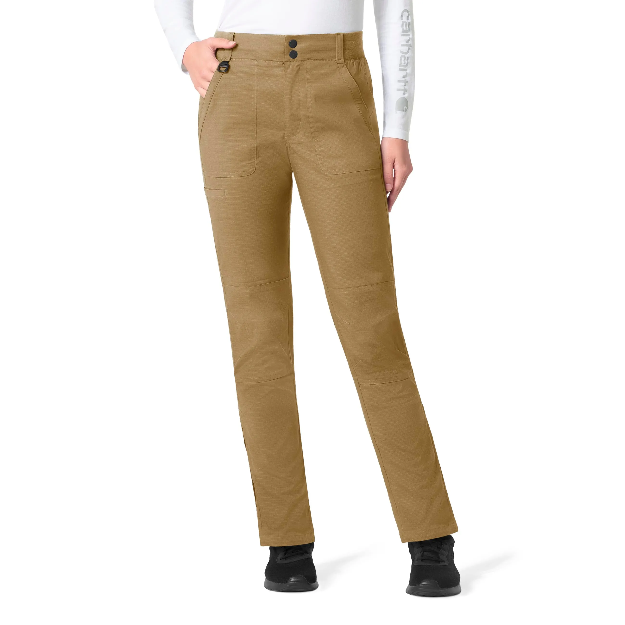 Carhartt Rugged Flex Ripstop Women's Utility Cargo Scrub Pant - Dijon