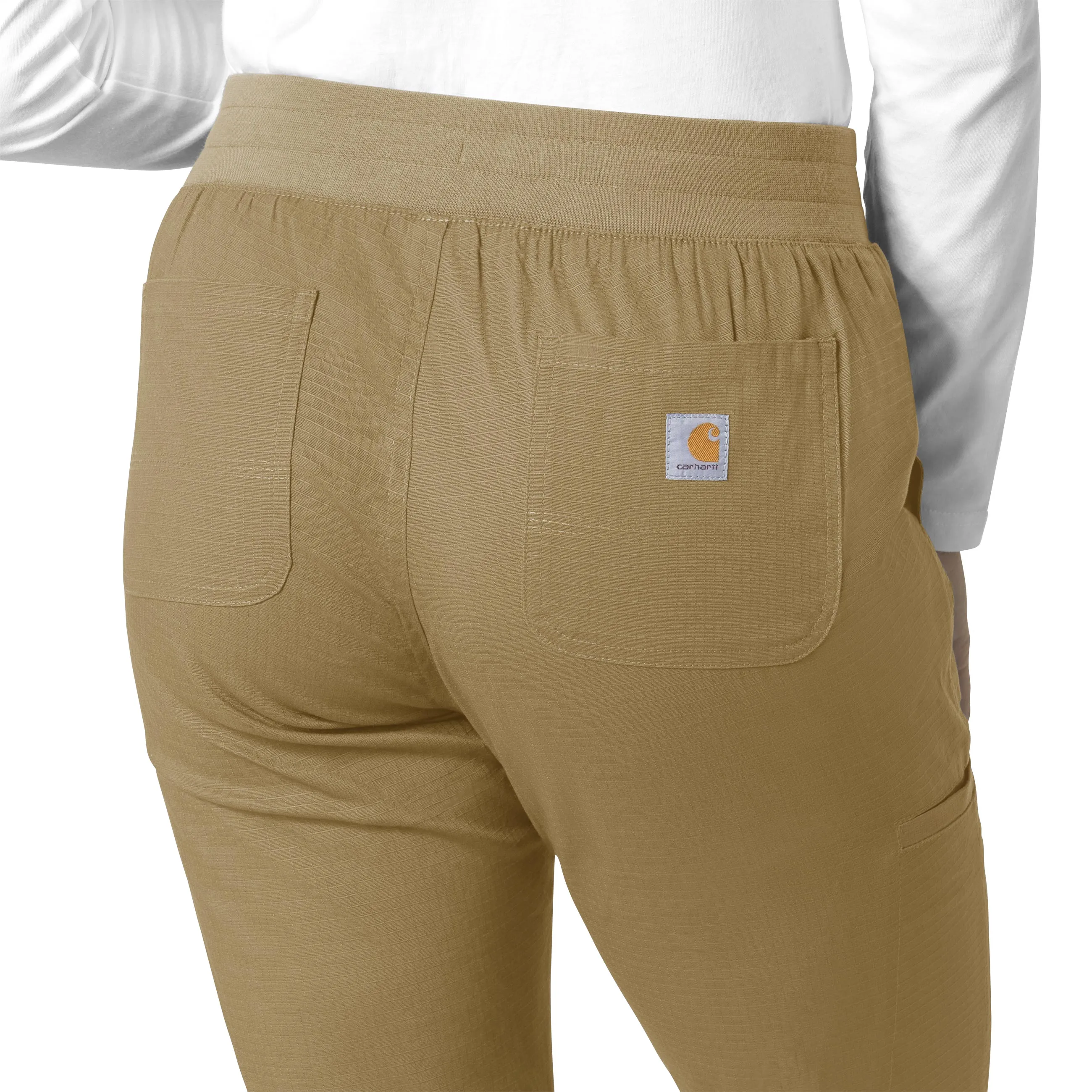 Carhartt Rugged Flex Ripstop Women's Utility Cargo Scrub Pant - Dijon