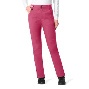 Carhartt Rugged Flex Ripstop Women's Utility Cargo Scrub Pant - Fuschia Red