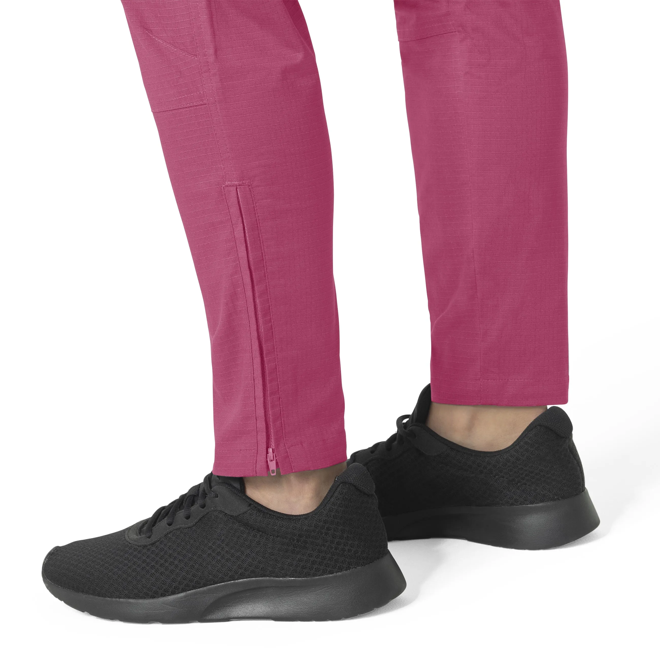 Carhartt Rugged Flex Ripstop Women's Utility Cargo Scrub Pant - Fuschia Red