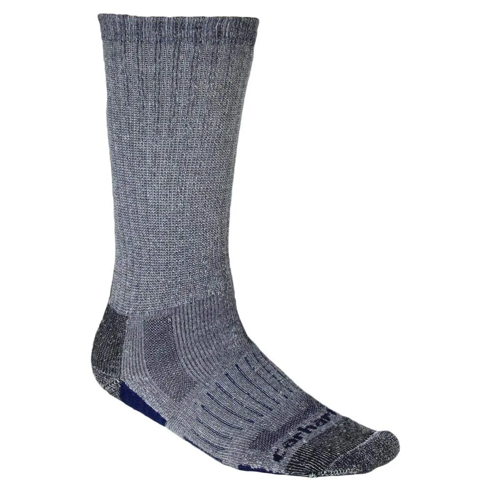 Carhartt SB2072M Men's Midweight Synthetic-Wool Blend Sock 2 Pack