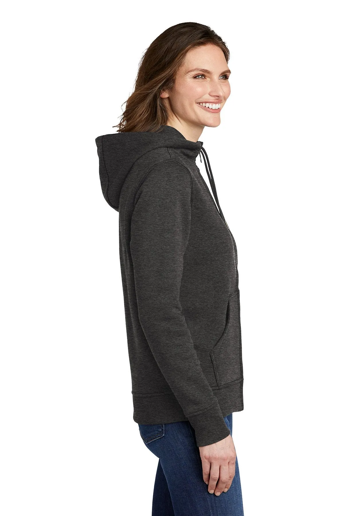 Carhartt Women's Clarksburg Full-Zip Hoodie CT102788 Carbon Heather