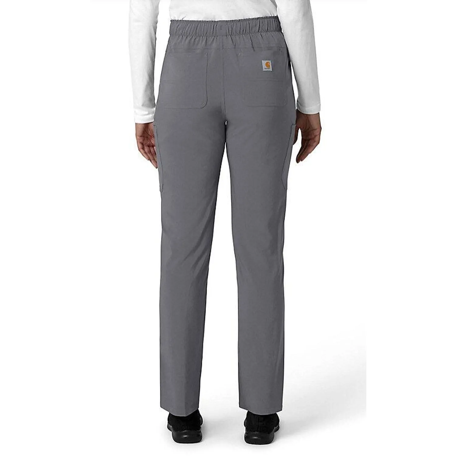 Carhartt Women's Force Cross Flex 7-Poket Cargo Scrub Pant_Pewter